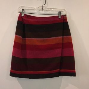 LOFT Fall Stripped Skirt